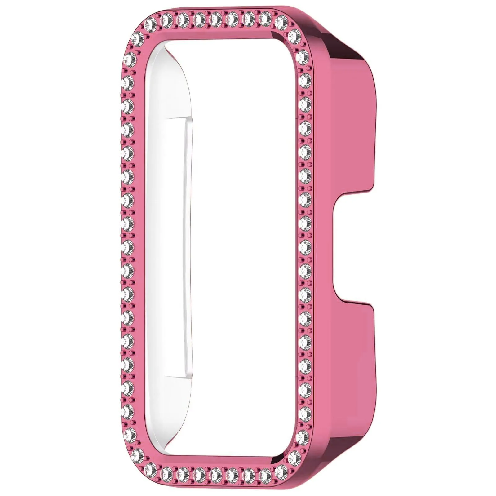 DL3 Mobilak Glitter Rhinestone Protective Case for Huawei Band 10, Huawei Band 9, Huawei Band 8 - Pink