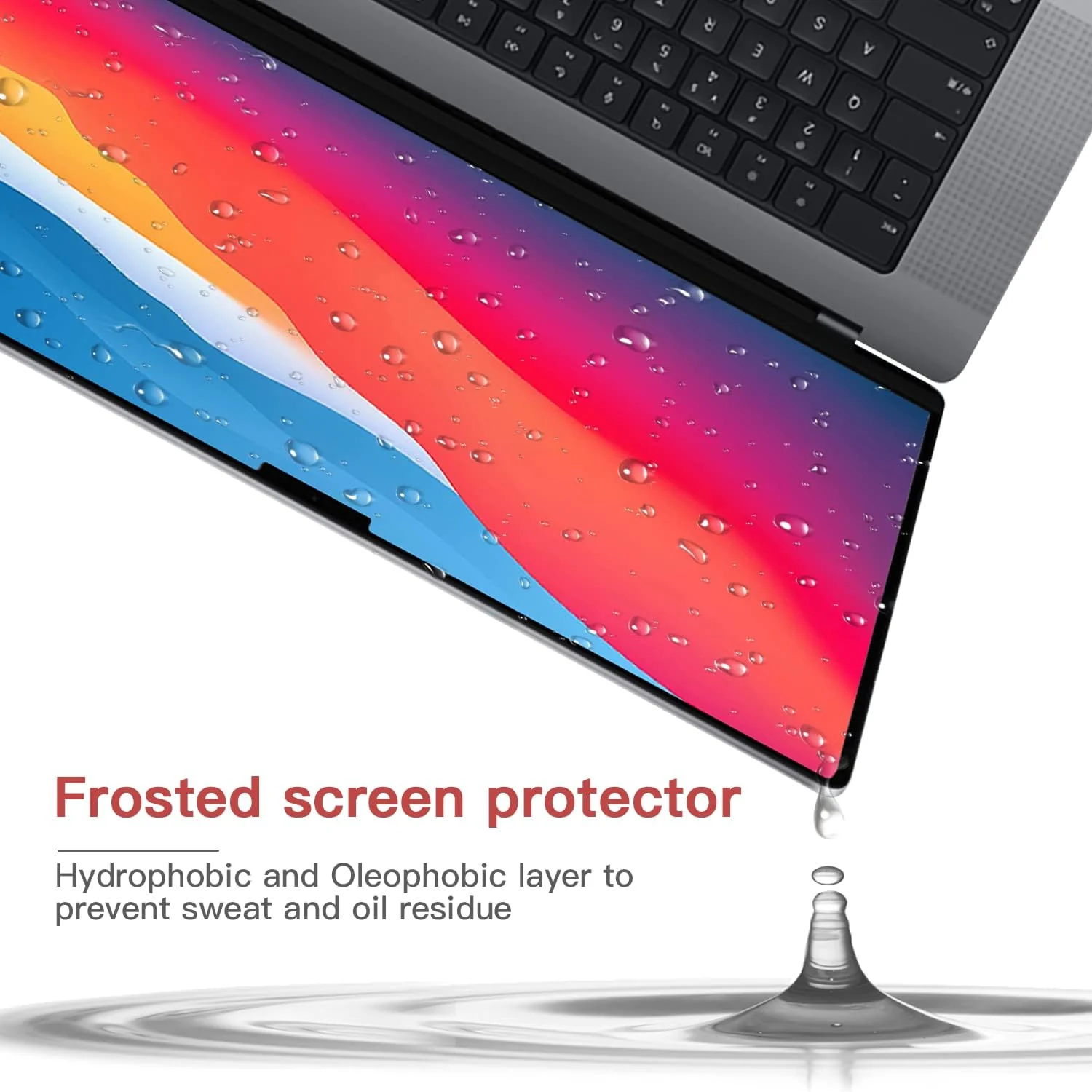 DL3 Mobilak Screen Protector Compatible with MacBook Pro 14 inch (M3 Pro, M3 Max, M3/M2 Pro, M2 Max/M1 Pro, M1 Max), Anti Reflection/Anti Scratch Laptop Screen Protector Guard for MacBook Pro 14.2'' - Clear
