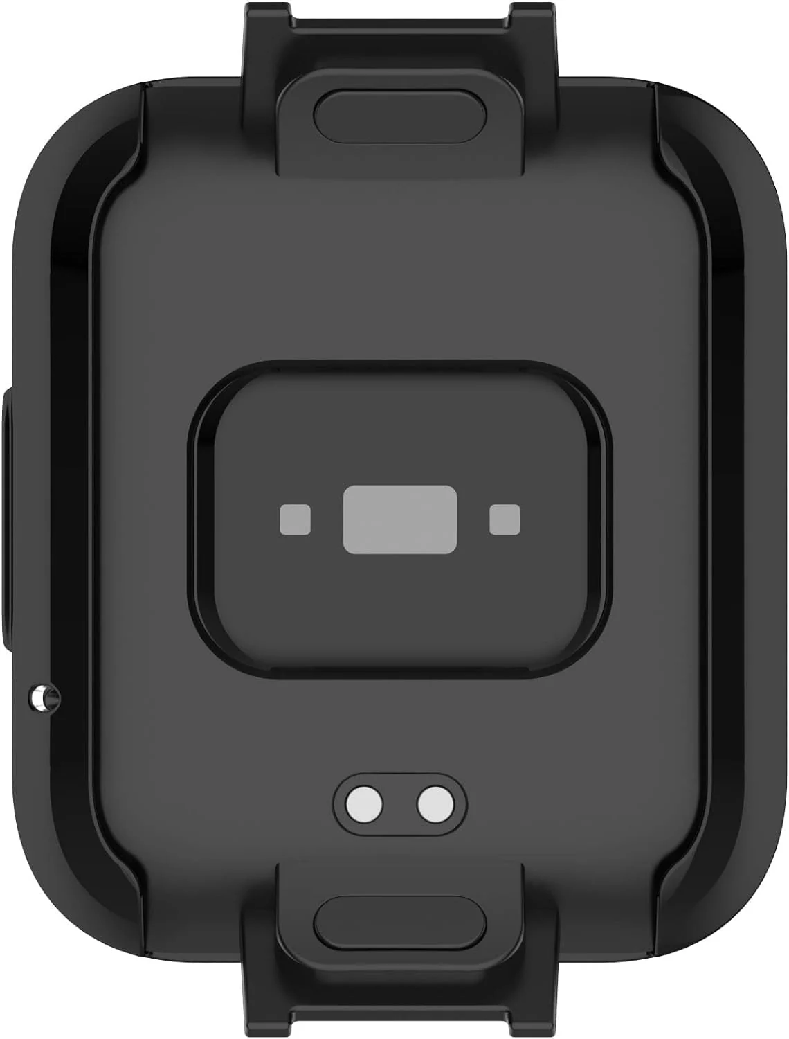 DL3 Mobilak Case Compatible with Xiaomi Mi Watch Lite Case All-Around Screen Protector Watch Soft TPU Shockproof Cover Slim Guard Thin Bumper Shell Protector - Silver