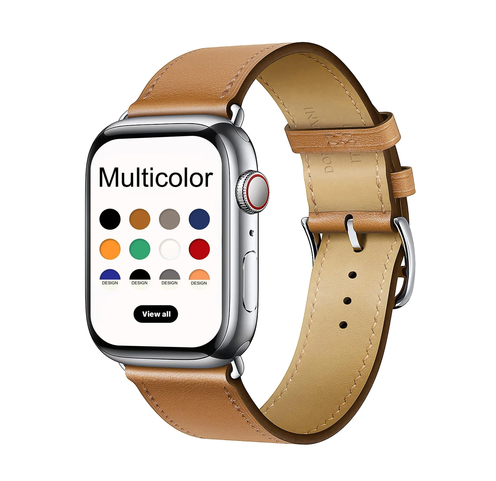 DL3 Mobilak Compatible with Apple Watch Band 49mm 46mm 45mm 44mm 42mm Leather Band Replacement Strap, Soft Leather Bracelet for iWatch Series 11 10 9 8 7 6 5 4 SE SE2 Ultra 3 2 1 - A.Brown
