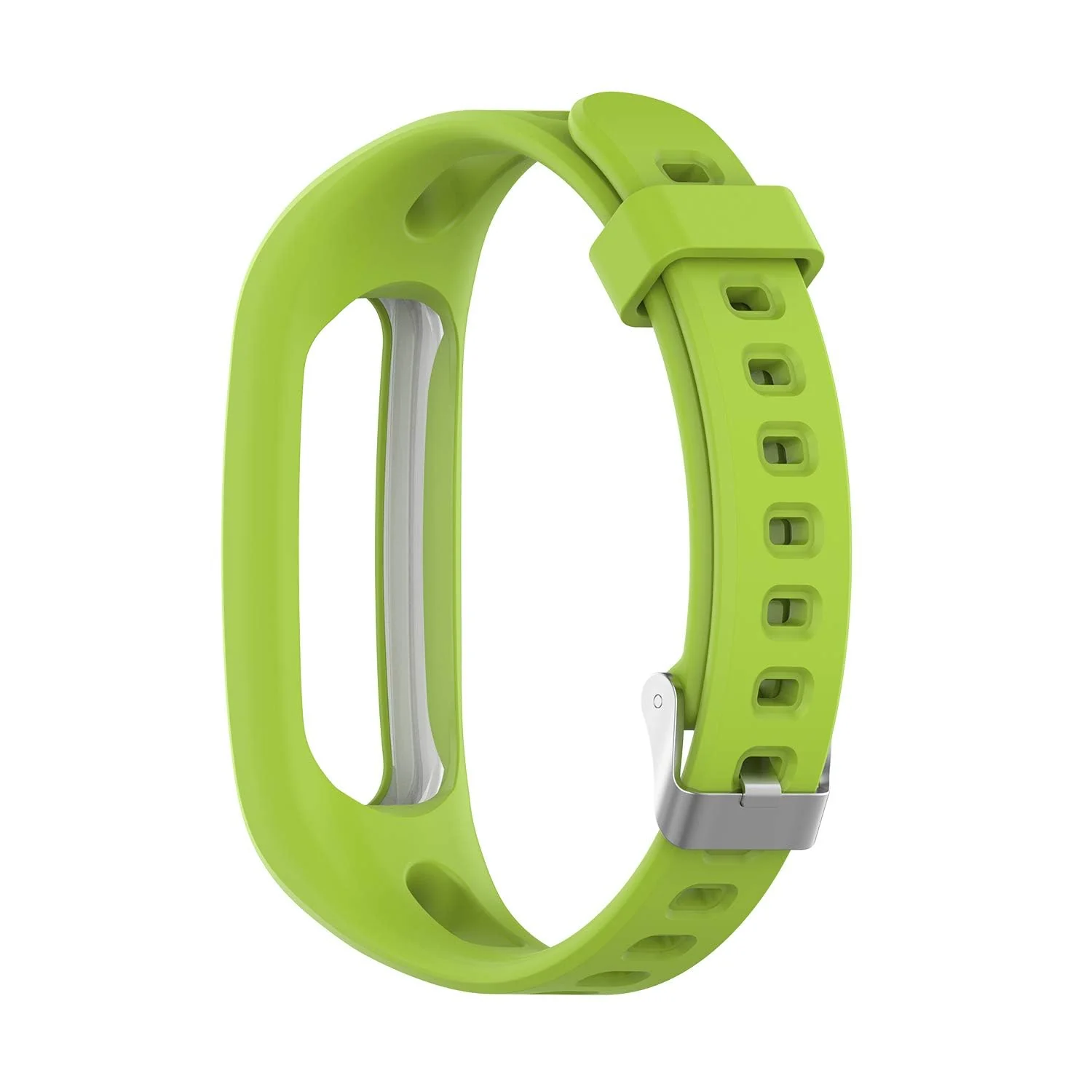 DL3 Mobilak Silicone Watch Band Strap Compatible for Huawei Honor Band 4 Running Version/Huawei Band 3e/ Band 4e Smart Watch Bracelet Replacement - Lime